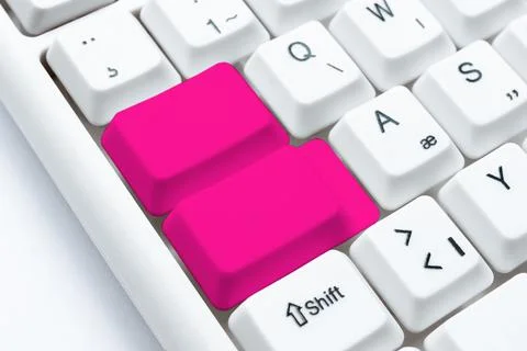 Offering Speed Typing Lessons Tips, Improving Keyboard Accuracy Concept Stock Photos