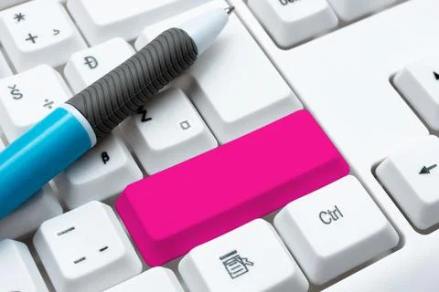 Offering Speed Typing Lessons Tips, Improving Keyboard Accuracy Concept Stock Photos