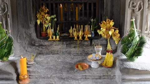 Offerings Stock Footage 99680997