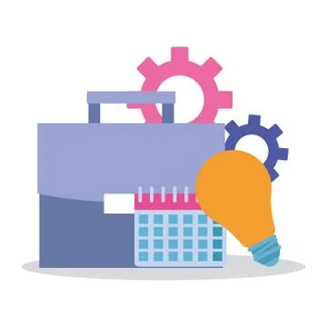 Office and business elements Stock Illustration