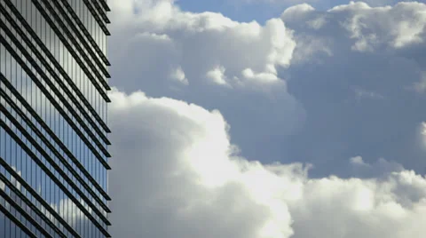 Office and clouds - abstract, background Video stock 35329460