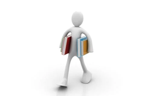 Office assistant with file Free Stock Illustration