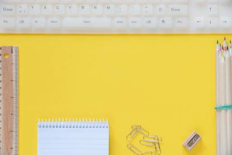 Office background with copy space Stock Photos