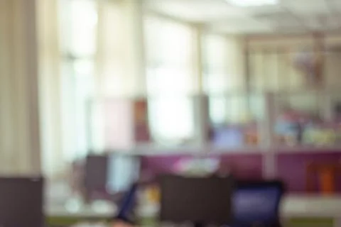 Office background,blurred office interior. Stock Photos