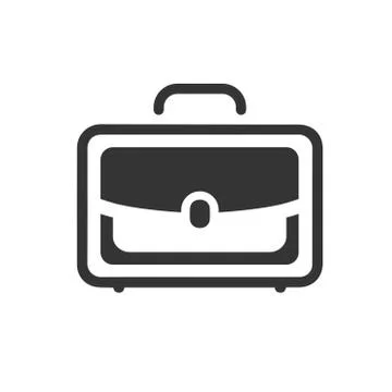 Office Bag Icon Illustration