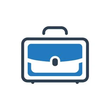 Office Bag Icon Stock Illustration