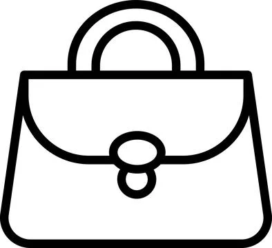 Office bag icon. Stock Illustration