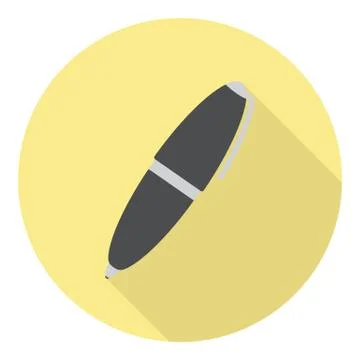 Office Ballpoint Pen Stock Illustration