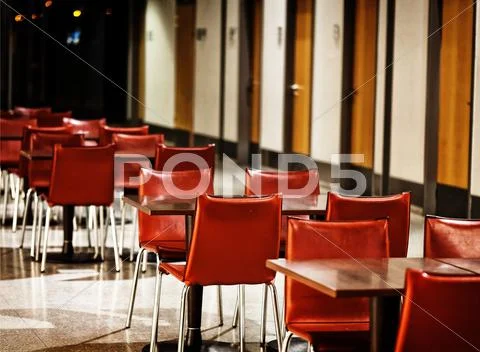 Office bar with many chairs and table. Stock Photos