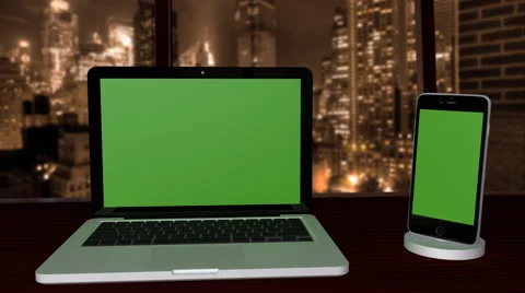Office with a beauty view Stock Footage 52904225