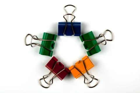 Office binders Stock-Fotos