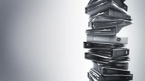 Office Binders Stack (Loop) Vidéo 7758709