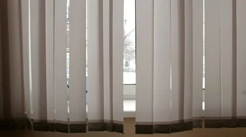 Office blinds Stock Footage 10876989