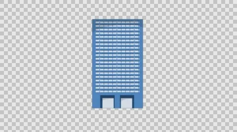 Office Block Animation Stock Footage 56725087