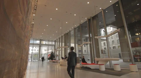 Office Block Reception Area Vídeo Stock 38948976