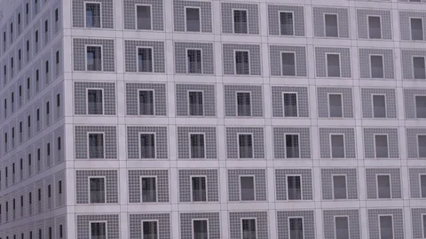 Office block windows facade Stock Footage 100183591