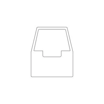 Office box. flat vector icon Stock Illustration