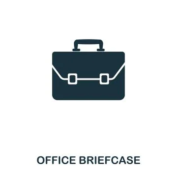 Office Briefcase icon. Line style icon design. UI. Illustration of office Stock Illustration