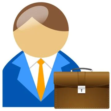 Office buddy with case Stock Illustration