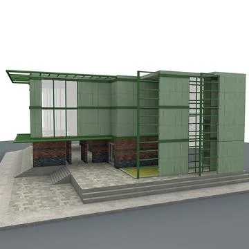 Office Building 02 ~ 3D Model ~ Download #96458772 | Pond5