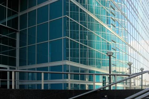 Office building close-up Stock Photos