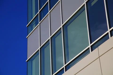 Office building corner skyscraper modern business city corporation commercial Stock Photos