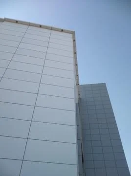 The office building corner view Stock Photos