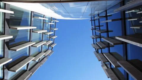 Office Building in Different Perspective Stock Photos