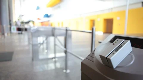 Office building exit. Stock-Footage 8653707