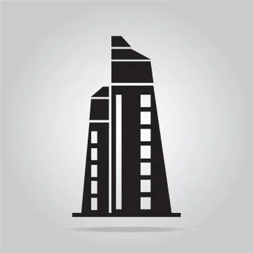 Office Building icon 스톡 일러스트