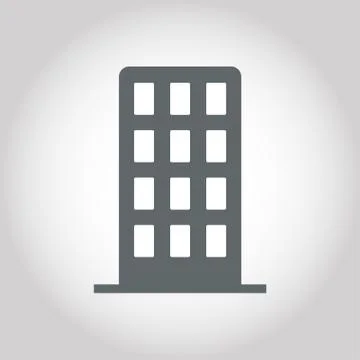 Office building icon vector Ilustración de archivo