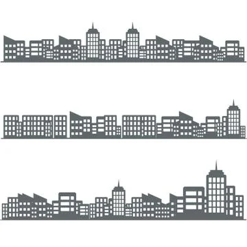 Office building icon vector Ilustración de archivo