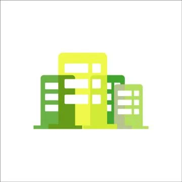 Office building icon vector Ilustración de archivo
