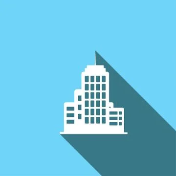 Office building icon vector Ilustración de archivo