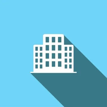Office building icon vector Ilustración de archivo