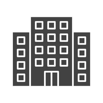Office Building icon vector image. Ilustración de archivo