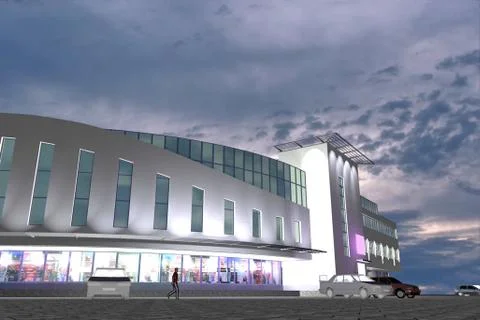 Office building Stock-Illustration