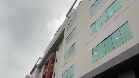 Office building in India during cloudy day in India Video stock 312311366