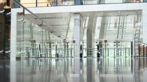 Office building interior 1 Stock Footage 742508