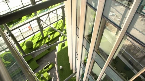 Office Building Interior - Greenery 스톡 동영상 116337371