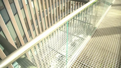Office Building Interior - Look From Above Video stock 116336980