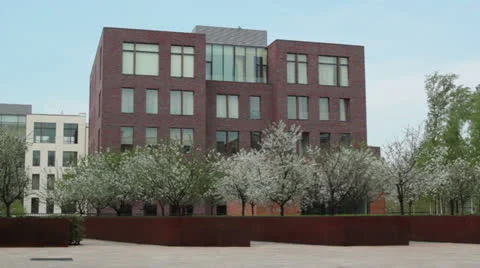 Office building in Moscow Stock Footage 24962364