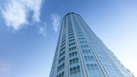 Office building, Moscow Stock Footage 124132745