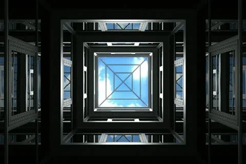 Office Building Patio 스톡 동영상 22442216