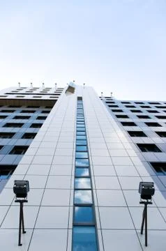 Office building in perspective Foto stock