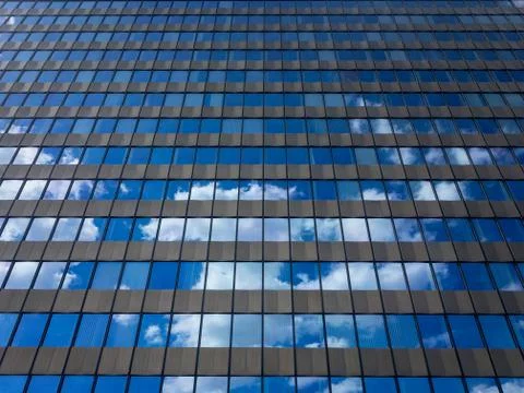 Office building with reflections Stock Photos