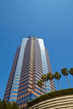 Office building on sky background. Stock Photos