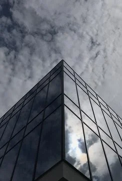 Office building in the sky Stock Photos