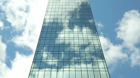 Office building skyscraper time-lapse 25p Stock Footage 22212984