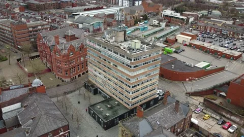 Office Building - St Helens Stock Footage 234740152